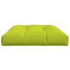 vidaXL Coussin de palette vert vif 120x80x12 cm tissu