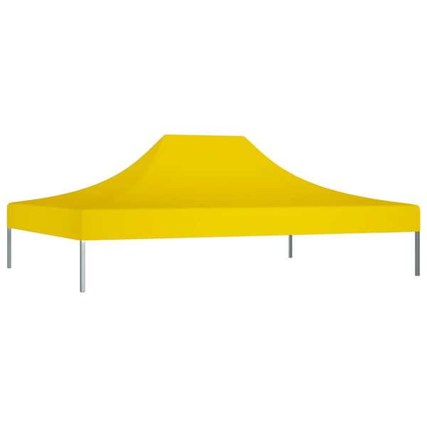 vidaXL Toit de tente de r&eacute;ception 4,5x3 m Jaune 270 g/m&sup2;