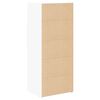 vidaXL Buffet haut blanc 50x42,5x124 cm bois d'ingénierie
