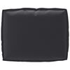 vidaXL Set de coussins de palette 2 pcs Noir Tissu Oxford