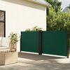 vidaXL Auvent lat&eacute;ral r&eacute;tractable vert fonc&eacute; 140x1200 cm