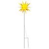 vidaXL Lumi&egrave;re de No&euml;l avec piquet LED pliable jaune 57 cm