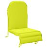 vidaXL Coussin de transat ensoleill&eacute; GEMERT 100 % polyester Vert vif.