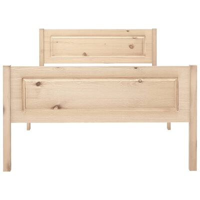 vidaXL Cadre de lit sans matelas bois de pin massif 90x200 cm