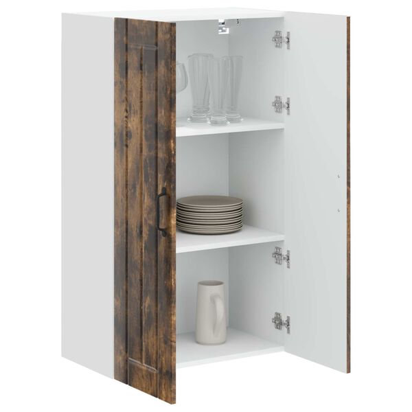 vidaXL Armoire de cuisine Ch&ecirc;ne fum&eacute; 60 x 31 x 100 cm