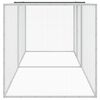 vidaXL Cage &agrave; poulets avec toit anthracite 203 x 98 x 90 cm Acier galvanis&eacute;