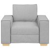 vidaXL Canapé Fauteuil Gris Nuage 60 cm Tissu