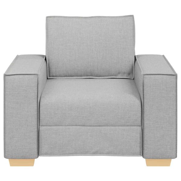 vidaXL Canapé Fauteuil Gris Nuage 60 cm Tissu