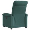 vidaXL Fauteuil inclinable &eacute;lectrique Vert fonc&eacute; Tissu