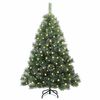 vidaXL Sapin de No&euml;l artificiel avec 150 LED Vert 150 cm PE et PVC