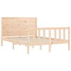 vidaXL Cadre de lit sans matelas 140x200 cm bois massif de pin