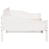 vidaXL Cadre de lit sans matelas blanc 80x200 cm bois massif de pin