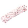 vidaXL Cordon de d&eacute;marrage &agrave; tirer blanc et rouge &Oslash;4 mm 10 m nylon