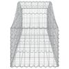 vidaXL Paniers &agrave; gabions arqu&eacute;s 8 pcs 200x50x40/60 cm fer galvanis&eacute;