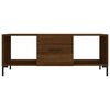 vidaXL Table basse ch&ecirc;ne marron 102x50x40 cm bois d'ing&eacute;nierie