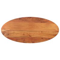 vidaXL Dessus de table 90x40x3,8 cm ovale bois massif d'acacia
