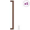 vidaXL Poign&eacute;es d'armoire 5 pcs bronze 320 mm acier inoxydable