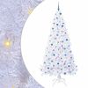 vidaXL Sapin de No&euml;l artificiel avec 300 LED Blanc 240 cm PVC et Acier