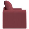 vidaXL Canap&eacute;-Lit 60cm Bordeaux tissu