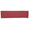 vidaXL Set de coussins de palette 2 pcs Bordeaux 150 x 40 x 8 cm