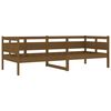 vidaXL Lit de jour sans matelas marron miel bois pin massif 80x200 cm