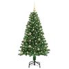 vidaXL Sapin de No&euml;l artificiel Vert 150 cm PVC, Acier et Plastique