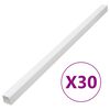 vidaXL Goulotte de c&acirc;ble 60x40 mm 30 m PVC