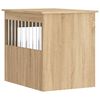 vidaXL Meuble de cage pour chiens ch&ecirc;ne sonoma 55x75x65 cm