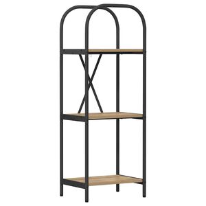 vidaXL &Eacute;tag&egrave;re 3 niveaux 40 x 30 x 109 cm Bois d'ing&eacute;nierie