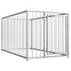 vidaXL Chenil d'ext&eacute;rieur pour chiens 100 x 200 x 100 cm