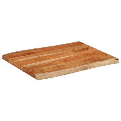 vidaXL Dessus de table 90x60x3,8 cm rectangulaire bois massif d'acacia