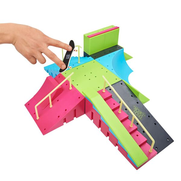 Tech Deck Ensemble de rampes de skateboard Neon Mega Park