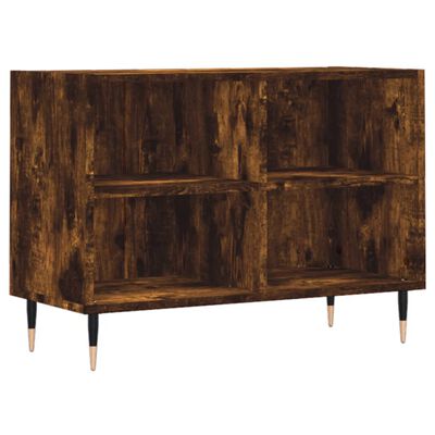 vidaXL Meuble TV chêne fumé 69,5x30x50 cm bois d'ingénierie