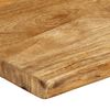 vidaXL Dessus de table 60x40x2,5 cm bord vivant bois massif manguier