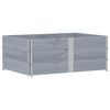 vidaXL Jardini&egrave;re gris 150x100 cm bois de pin massif
