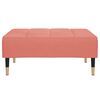 vidaXL Repose-pied Rose 78x56x32 cm Velours
