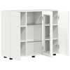 vidaXL Buffet Blanc brillant 55,5 x 29 x 100 cm Bois d'ingénierie