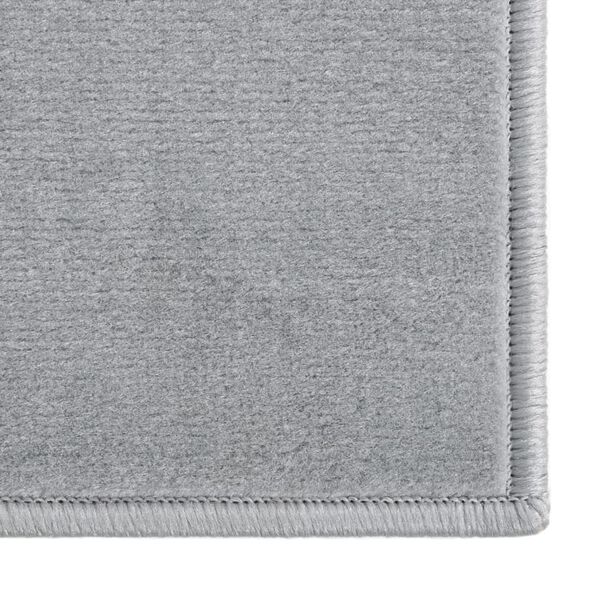 vidaXL Tapis BCF Gris 100x500 cm
