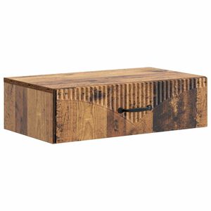 vidaXL Table d'appoint murale Bois ancien 59 x 34,5 x 17 cm