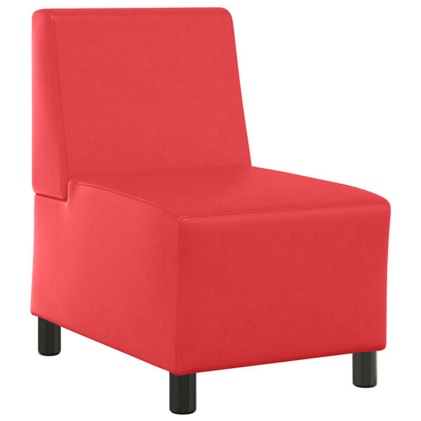 vidaXL | Unit&eacute; de Sofa Modulaire Sans Accoudoirs | Rouge 55 x 74 x 82 cm