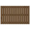 vidaXL Tête de lit murale Marron miel 95,5x3x60 cm Bois massif de pin