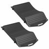 vidaXL Sauveteurs de pneus 2 pi&egrave;ces Noir 44 x 20 x 4 cm PP