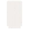 vidaXL Armoire à vin Blanc 55,5x34x61 cm Bois de pin massif