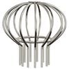 vidaXL Garde-feuilles de Goutti&egrave;re 8 pc Argent 75 mm Acier inoxydable