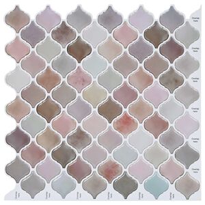 vidaXL Carreau Lanterne 50 pc Beige 27 x 27 cm Polyur&eacute;thane et PET