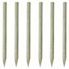 vidaXL Poteaux de cl&ocirc;ture 6 pcs Bois 150 cm