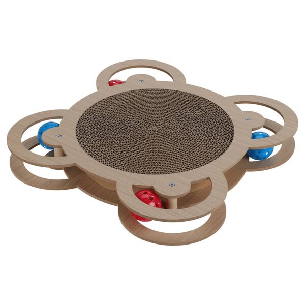 Pets Collection Tapis &agrave; gratter pour chat naturel 35x35x5 cm