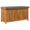 vidaXL Bo&icirc;te &agrave; coussins d'ext&eacute;rieur 113x50x60,5cm bois massif d'acacia