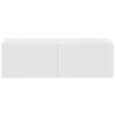 vidaXL Ensemble de meubles TV 6 pcs Blanc brillant Bois d'ingénierie