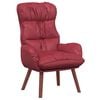vidaXL fauteuil Bordeaux 69 x 74 x 93 cm Simili cuir